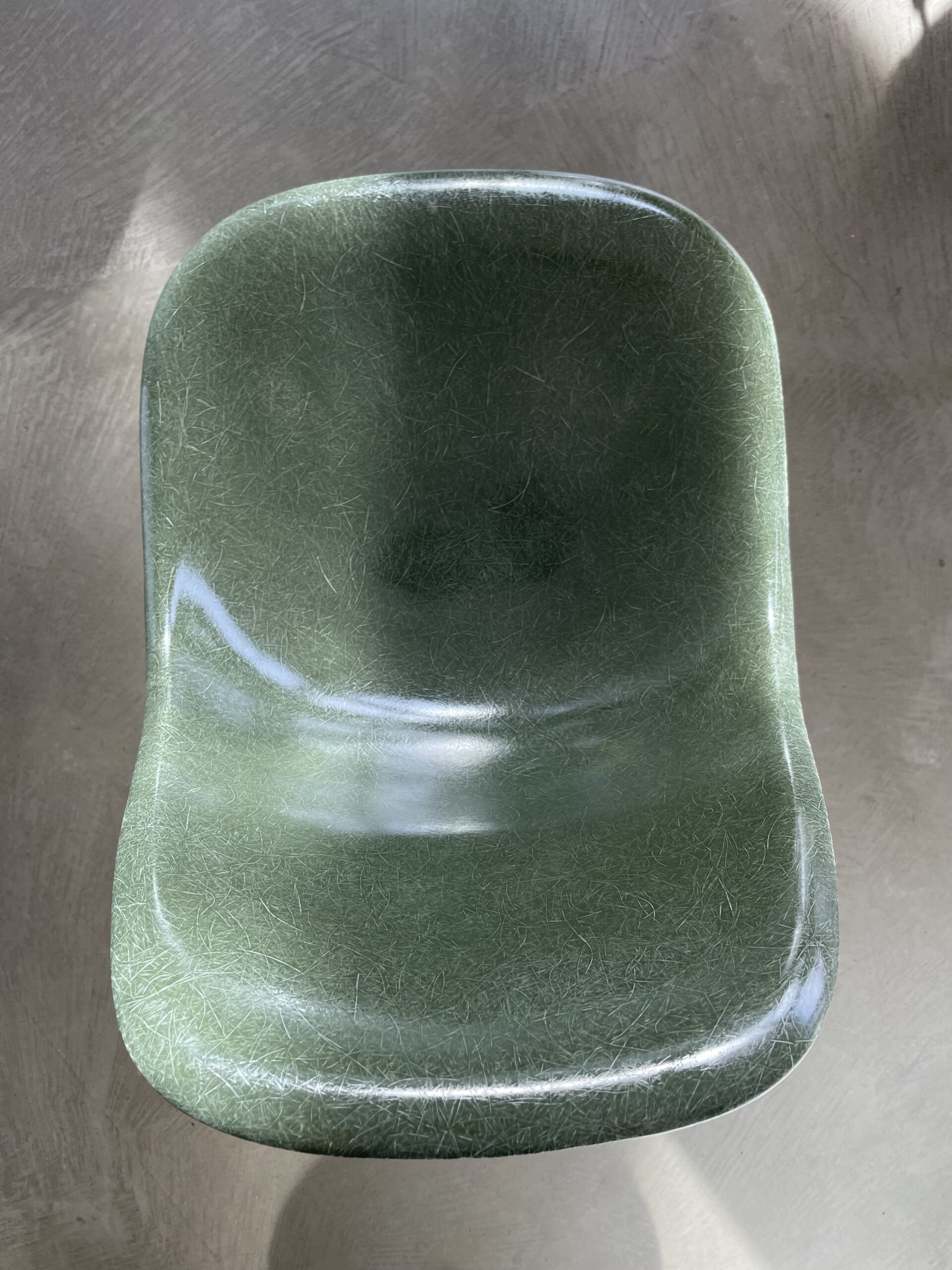 Olive Green Eames Shell Chair