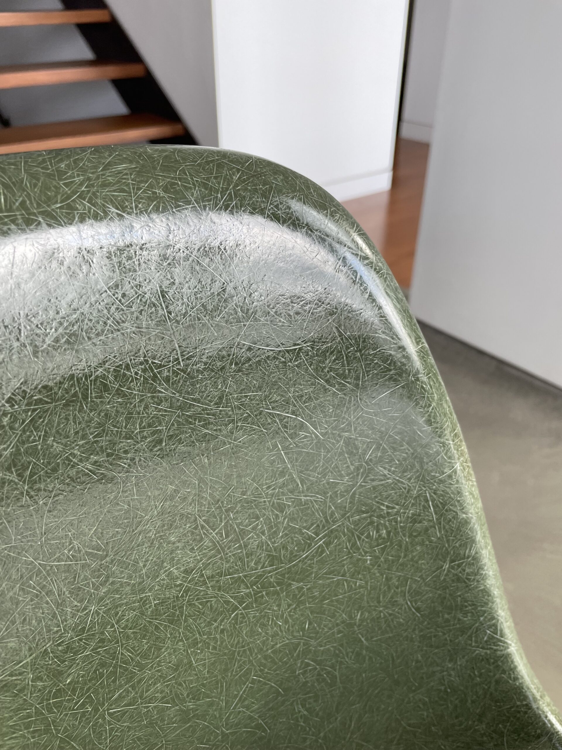 Olive Green Eames Shell Chair